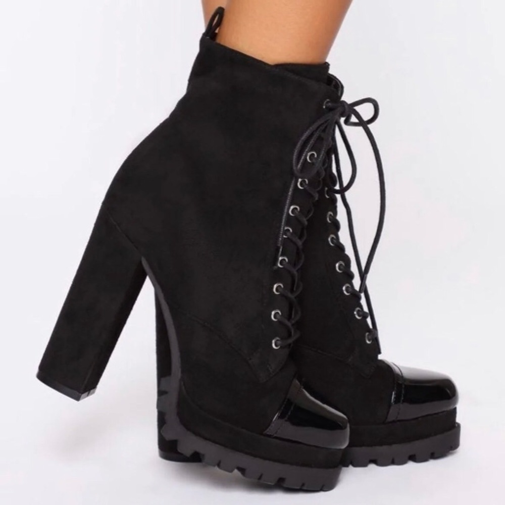 Black booties